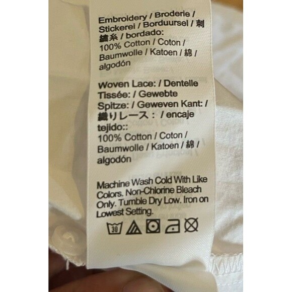 J Crew White Cotton Poplin Athena Boho Maxi Dress Size Small - Picture 12 of 14